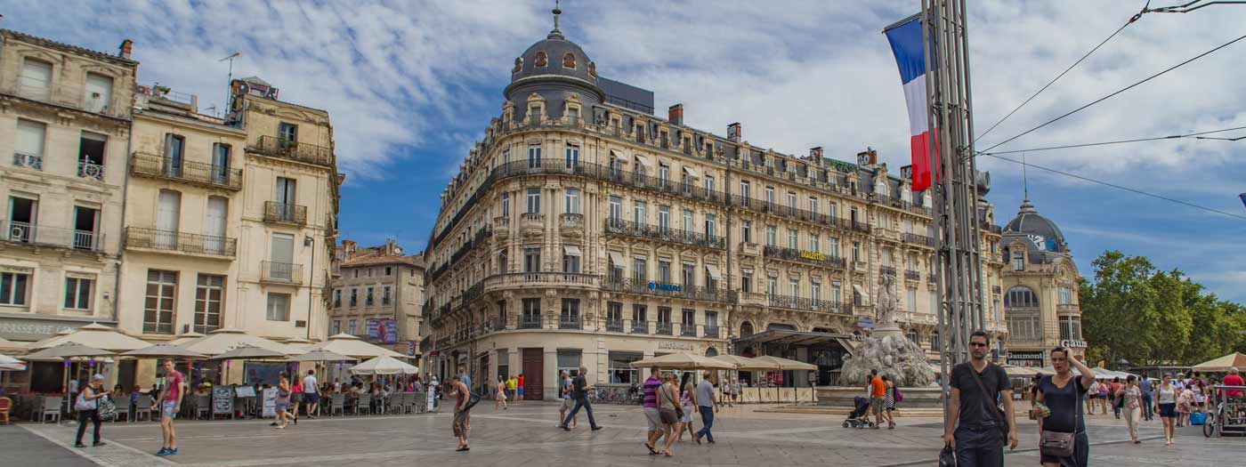 Walking around Montpellier Renfe