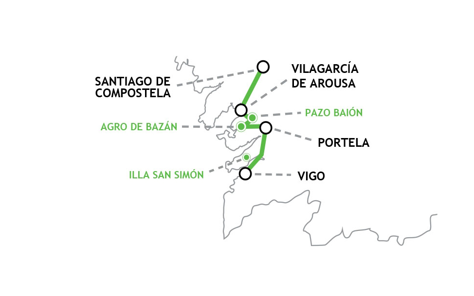 Mapara de la Ruta de las R�as Baixas