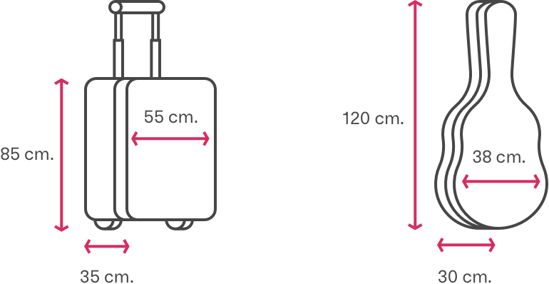Llevar equipaje en el tren Renfe